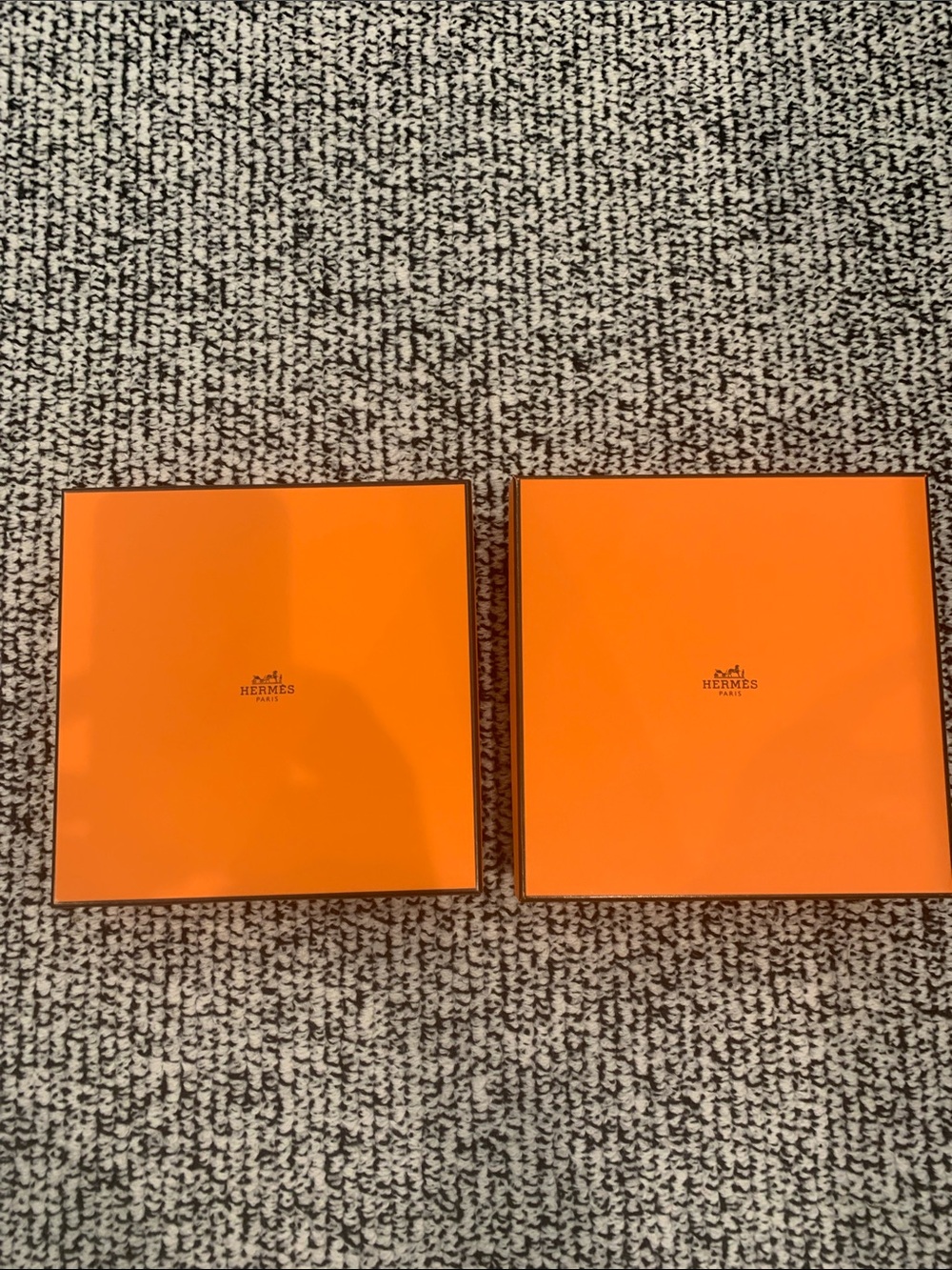 Hermes Accessory Boxes Signature Orange